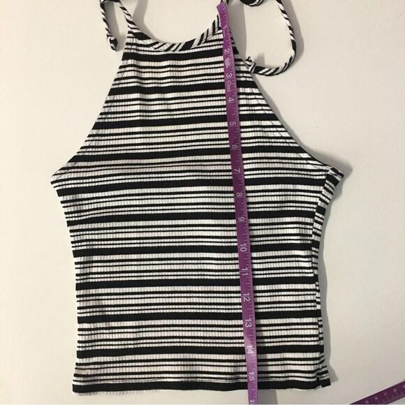 Mind Code Women's Black and White Crop-top Size M NWT - Picture 7 of 7